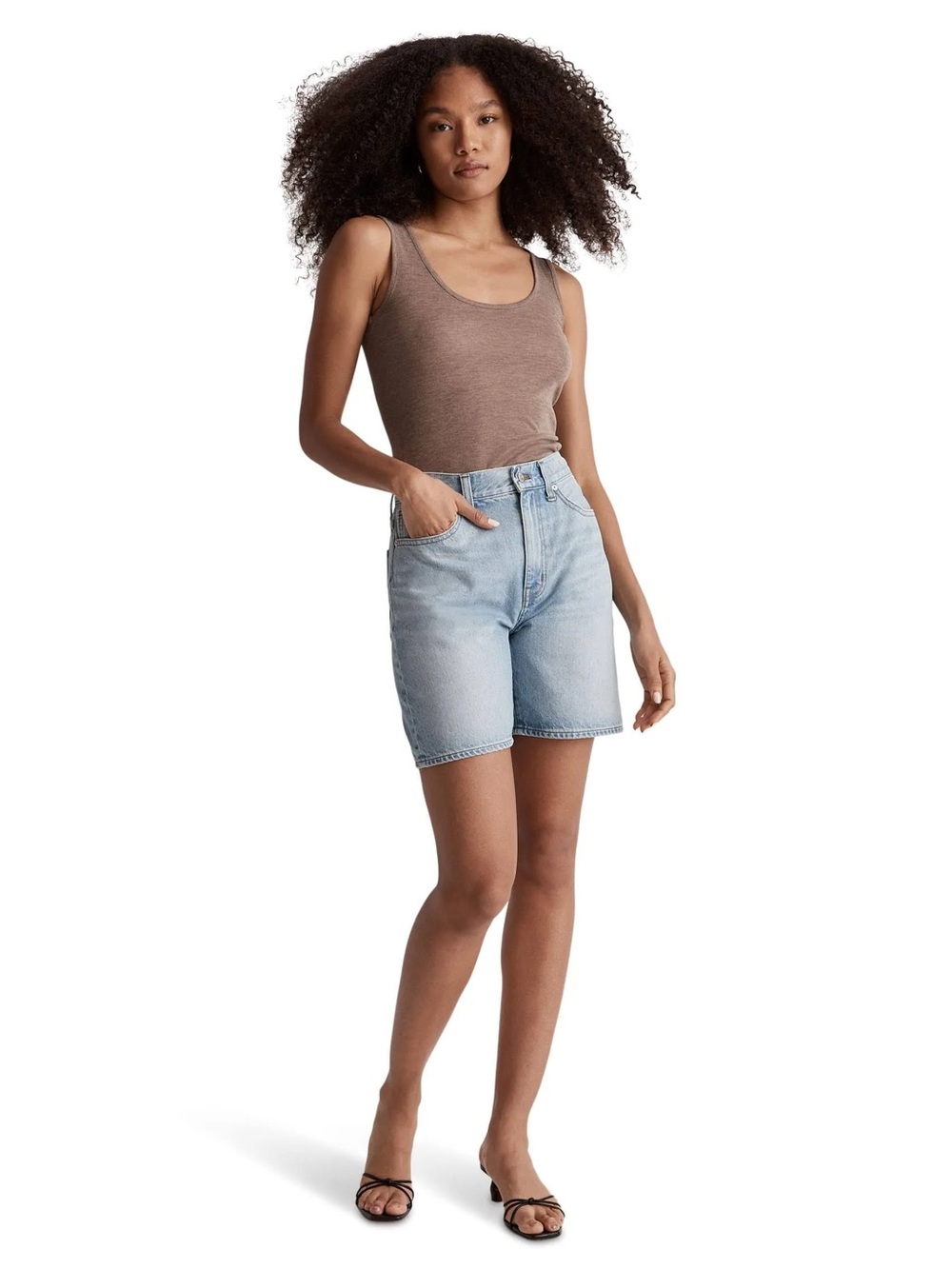Madewell Light Wash Denim Jean Shorts
